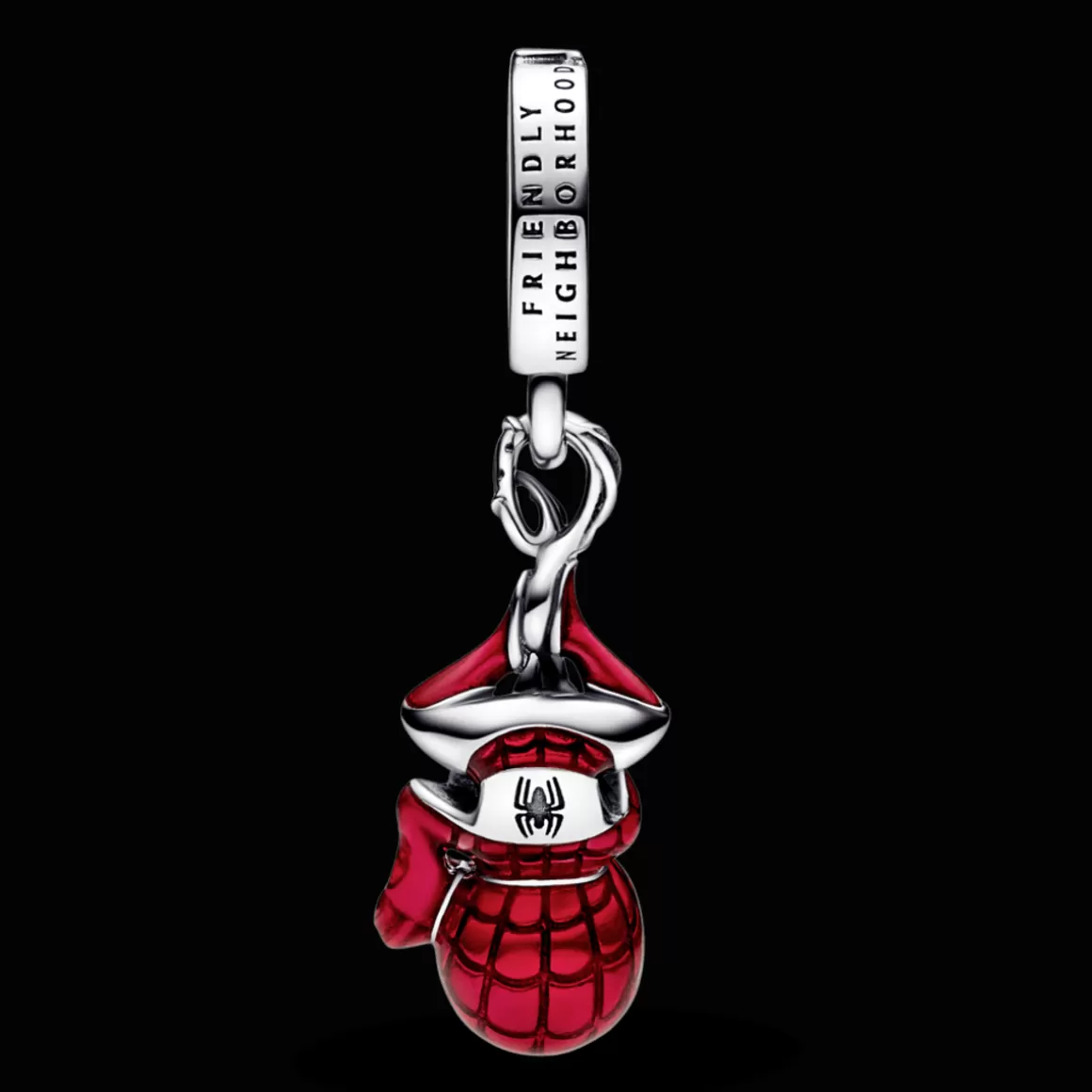 Pandora Charms De Prata-Charm Prata Marvel - Homem-Aranha