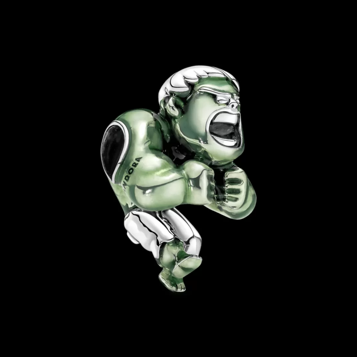 Pandora Charms De Prata-Charm Prata Marvel - Hulk de Os Vingadoresmar