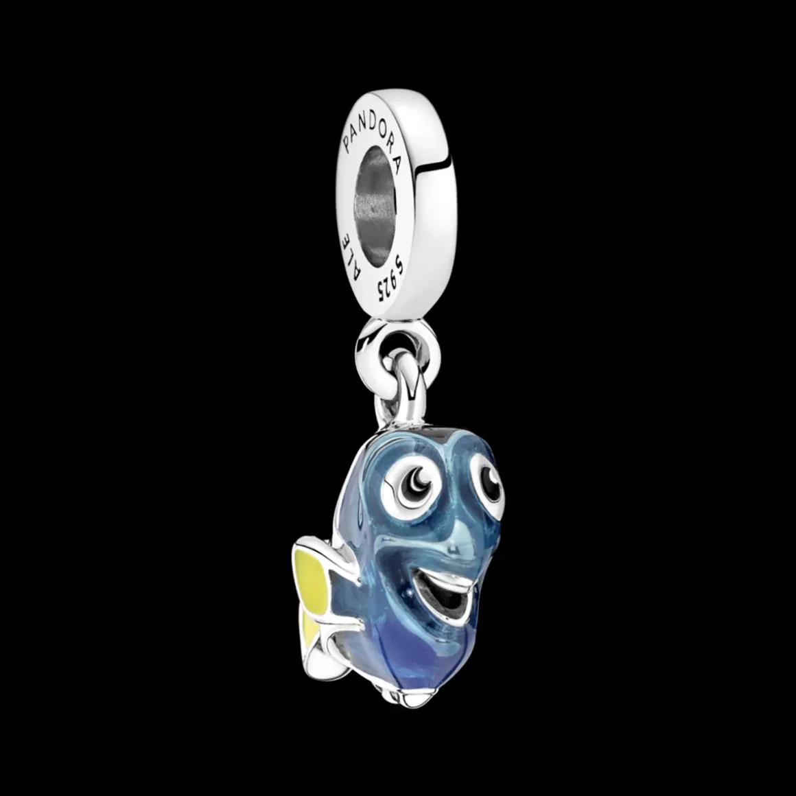 Pandora Charms Pendentes De Prata | Charms Esmaltados-Charm Prata Pendente Disney Pixar - Dory de Procurando Nemo