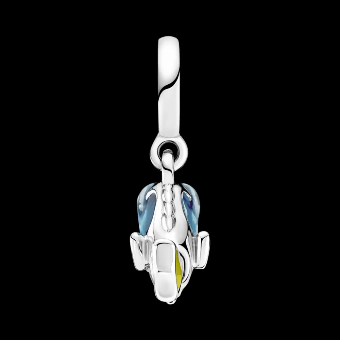 Pandora Charms Pendentes De Prata | Charms Esmaltados-Charm Prata Pendente Disney Pixar - Dory de Procurando Nemo