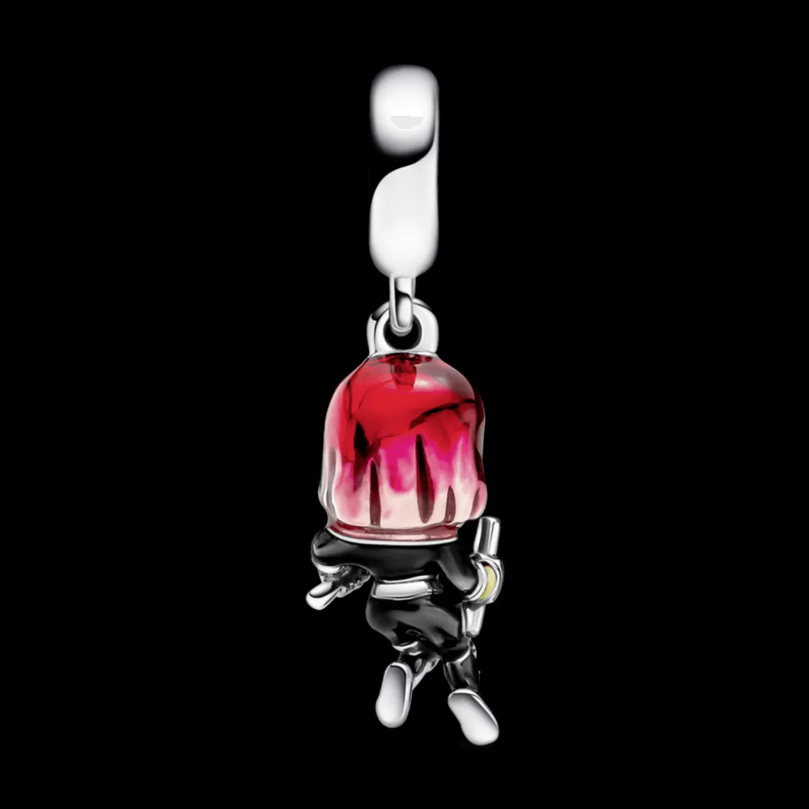 Pandora Charms Pendentes De Prata | Charms Esmaltados-Charm Prata Pendente Marvel - Viúva Negra de Os Vingadores