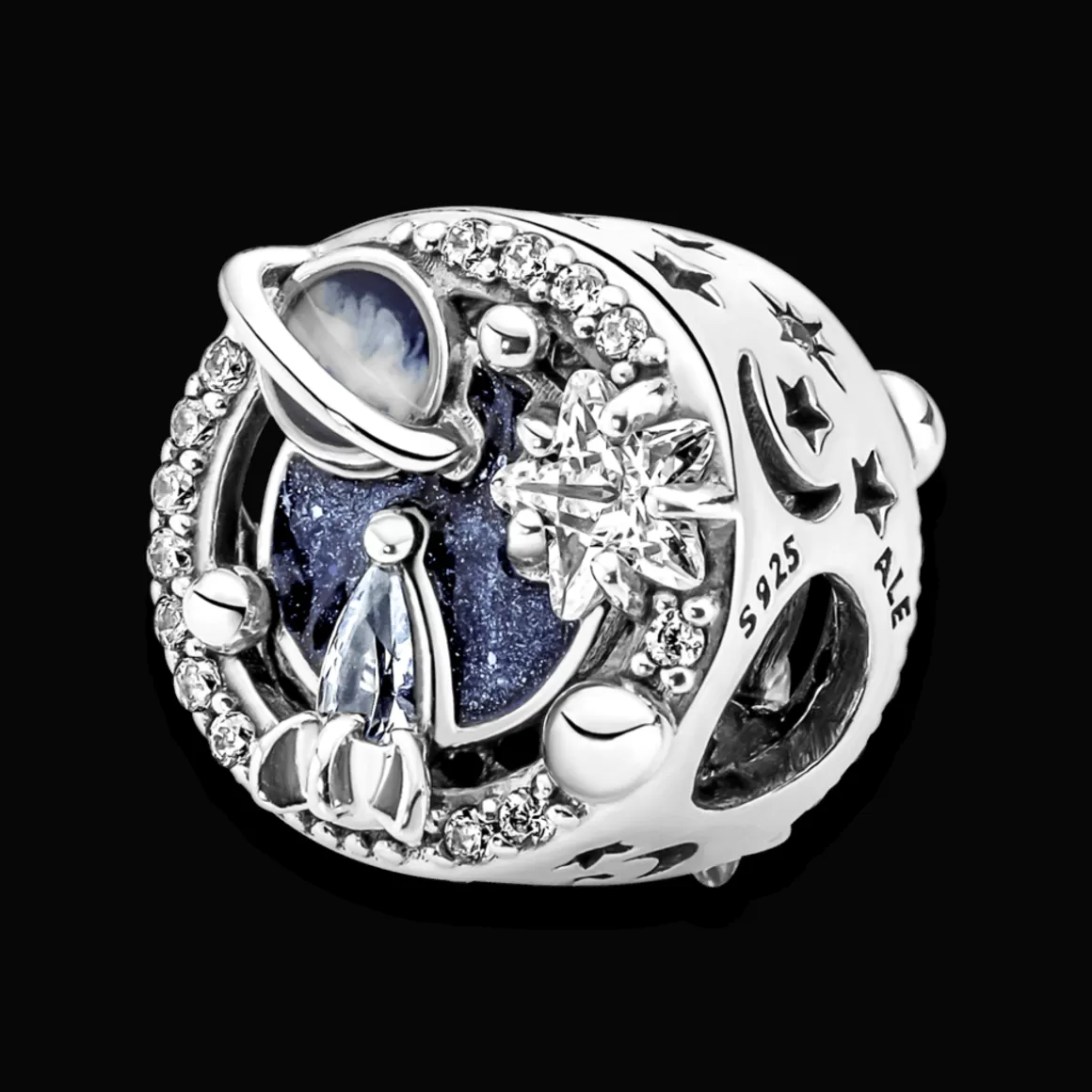 Pandora Charms De Prata-Charm Uma Viagem A Galaxia