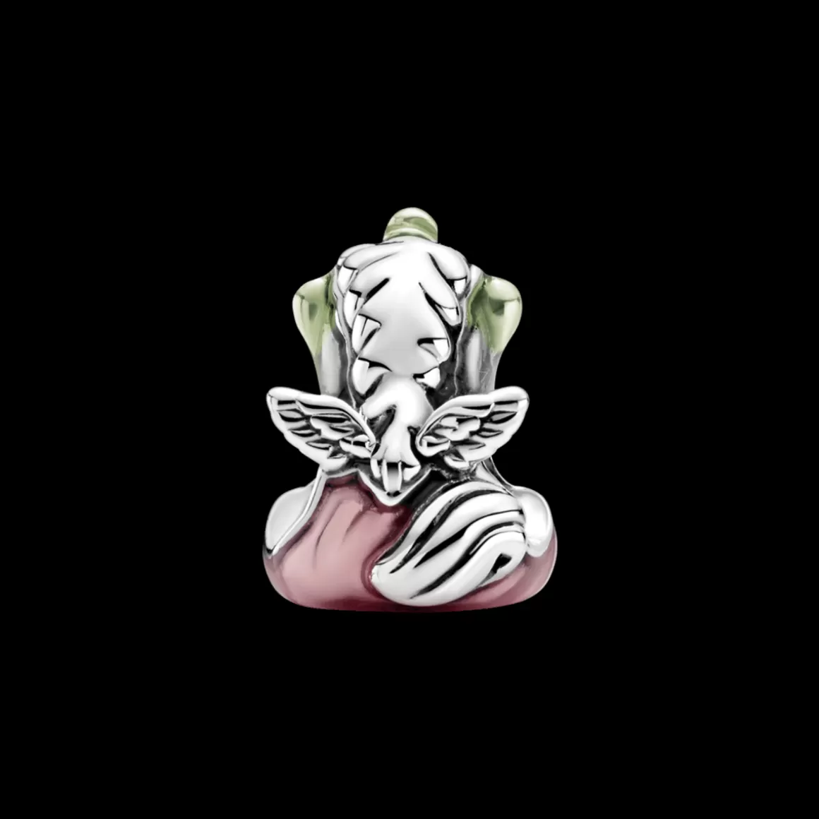 Pandora Charms De Prata-Charm Unicornio Bruno_ Colorido _Rainbow_
