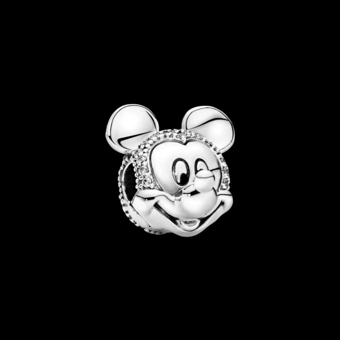 Pandora Charms Clipes De Prata-Clipe Brilhante Mickey