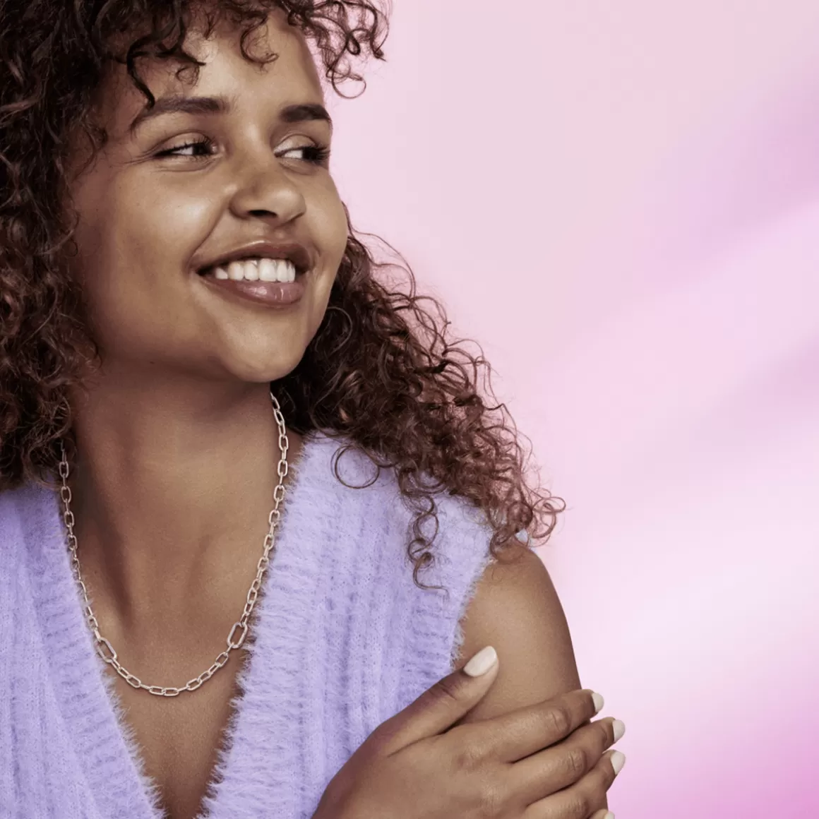 Pandora Correntes Dois Tons | Correntes De Prata-Colar de Prata Corrente de Links Me