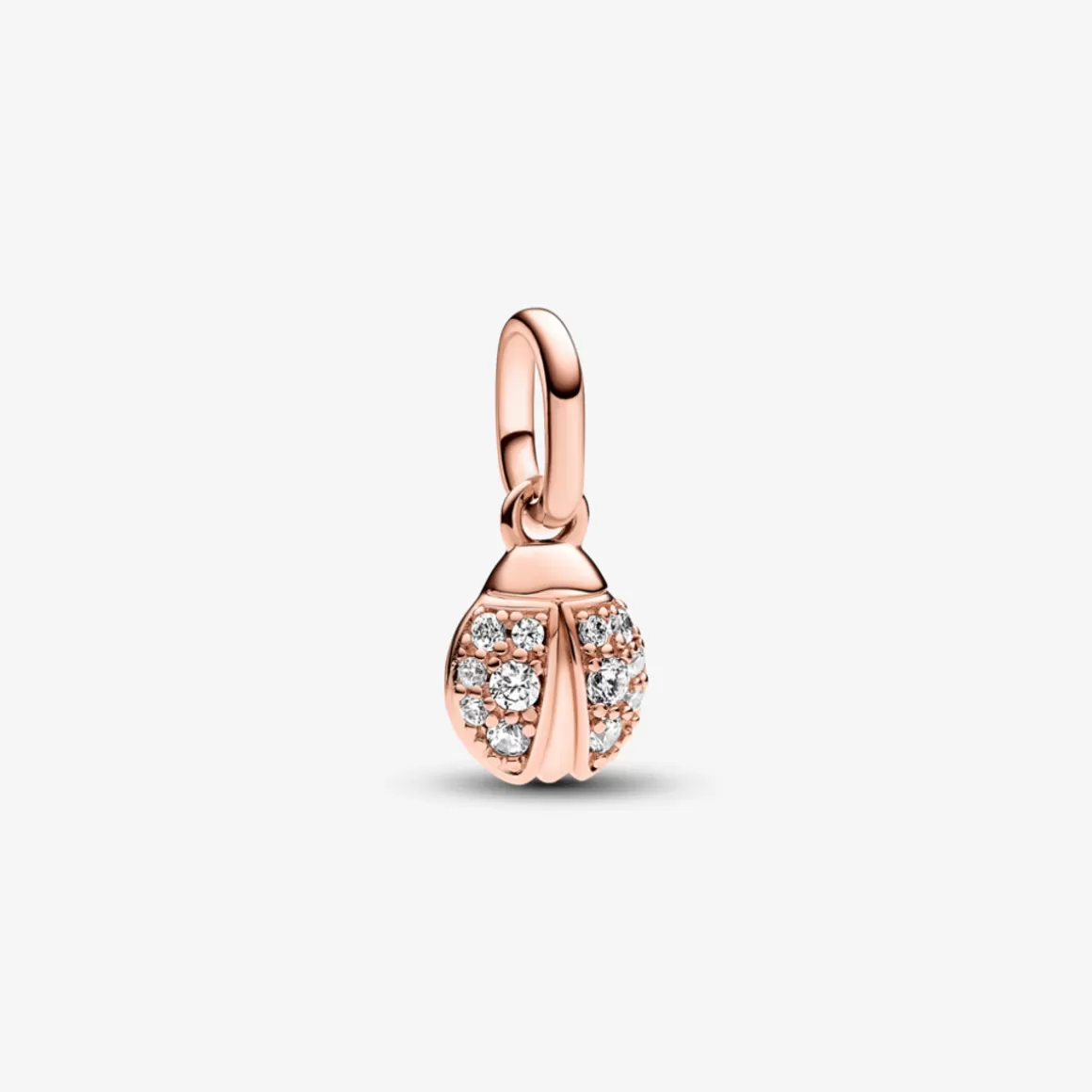 Pandora Charms Pendentes De Ouro Rosé | Mini Charm-Mini Charm Ouro Rosé Pendente Joaninha da Sorte