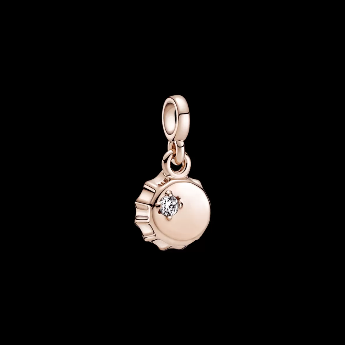 Pandora Charms Pendentes De Ouro Rosé-Minipendente Tampa De Garrafa Da Sorte Me