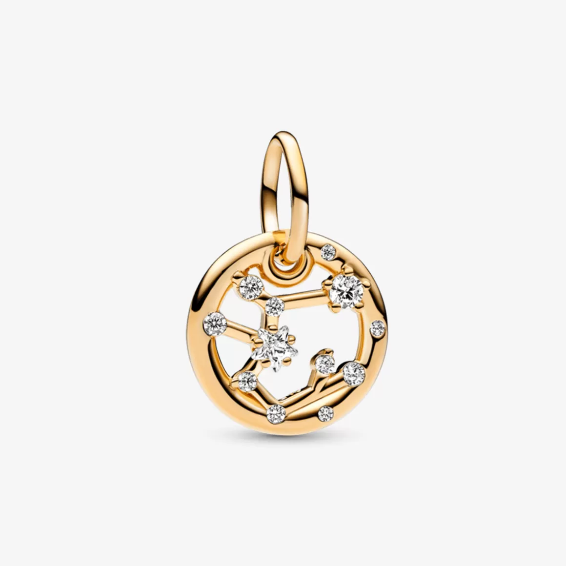 Pandora Charms Pendentes De Ouro | Charms Cristal-Pingente Signo Sagitário - Charm de Ouro Pendente